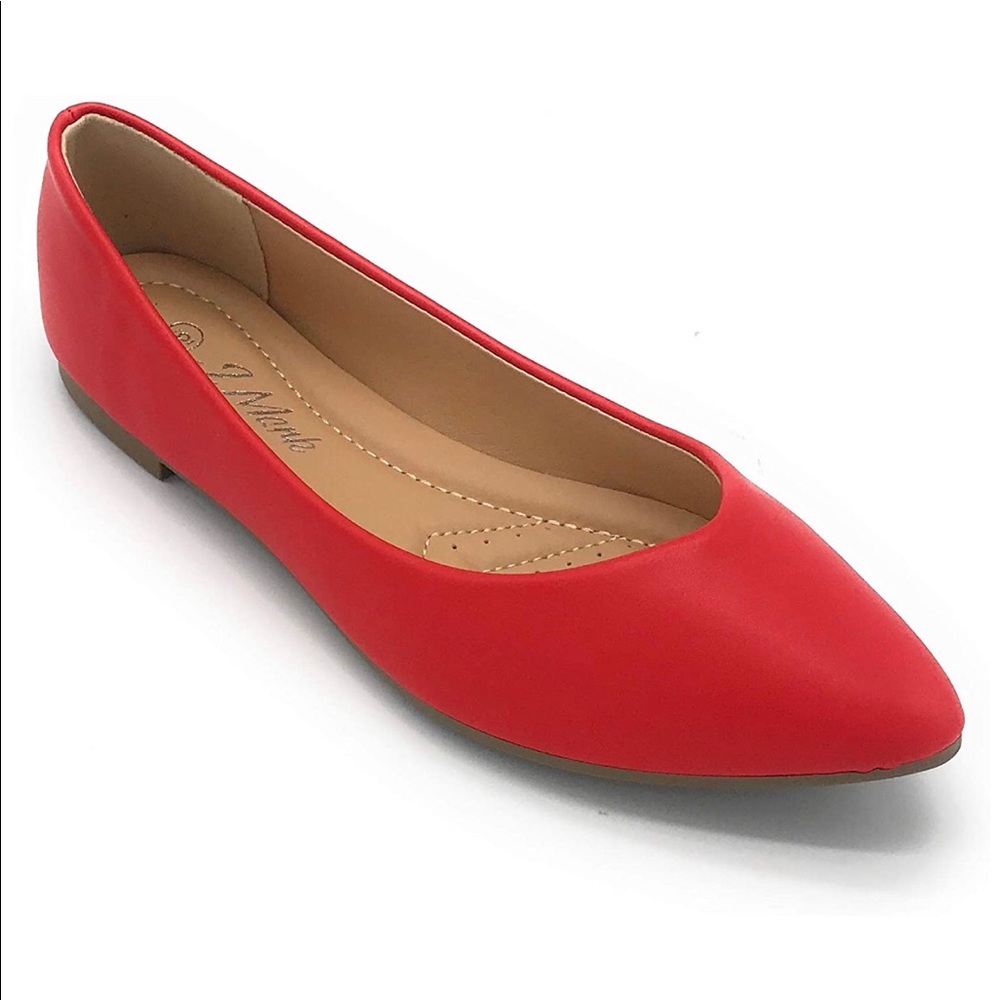 NWT Red flats